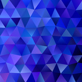 Abstract geometric gradient triangle pattern background - vector graphic design