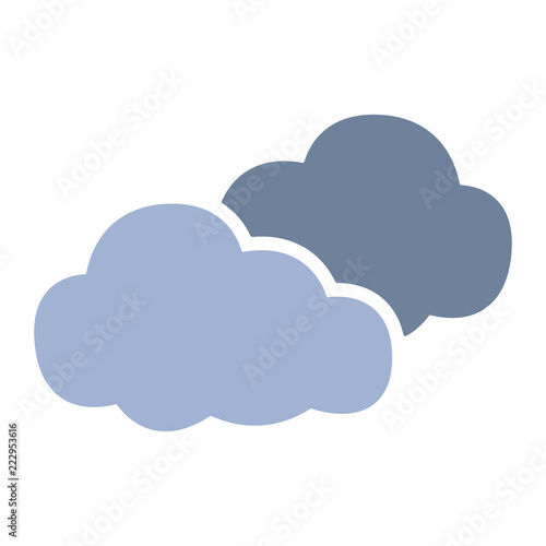 Wetter Icon - stark bewölkt