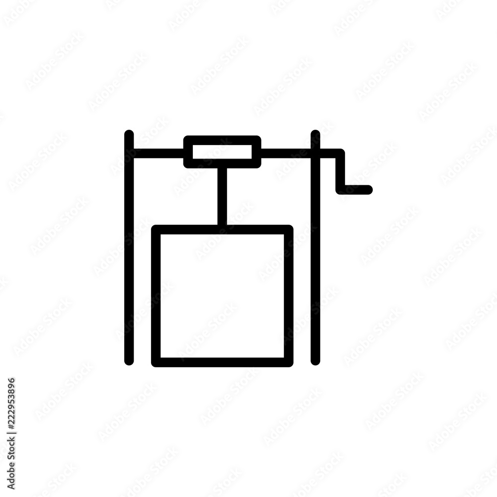 well icon. Element of autumn icon for mobile concept and web apps. Thin line well icon can be used for web and mobile well icon. Element of autumn icon for mobile concept and web apps. Thin line well icon can be used for web and mobile