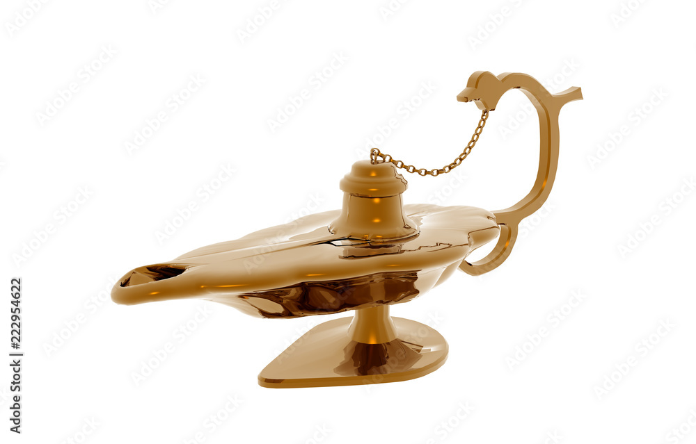 Antike orientalische Öllampe Stock Illustration | Adobe Stock