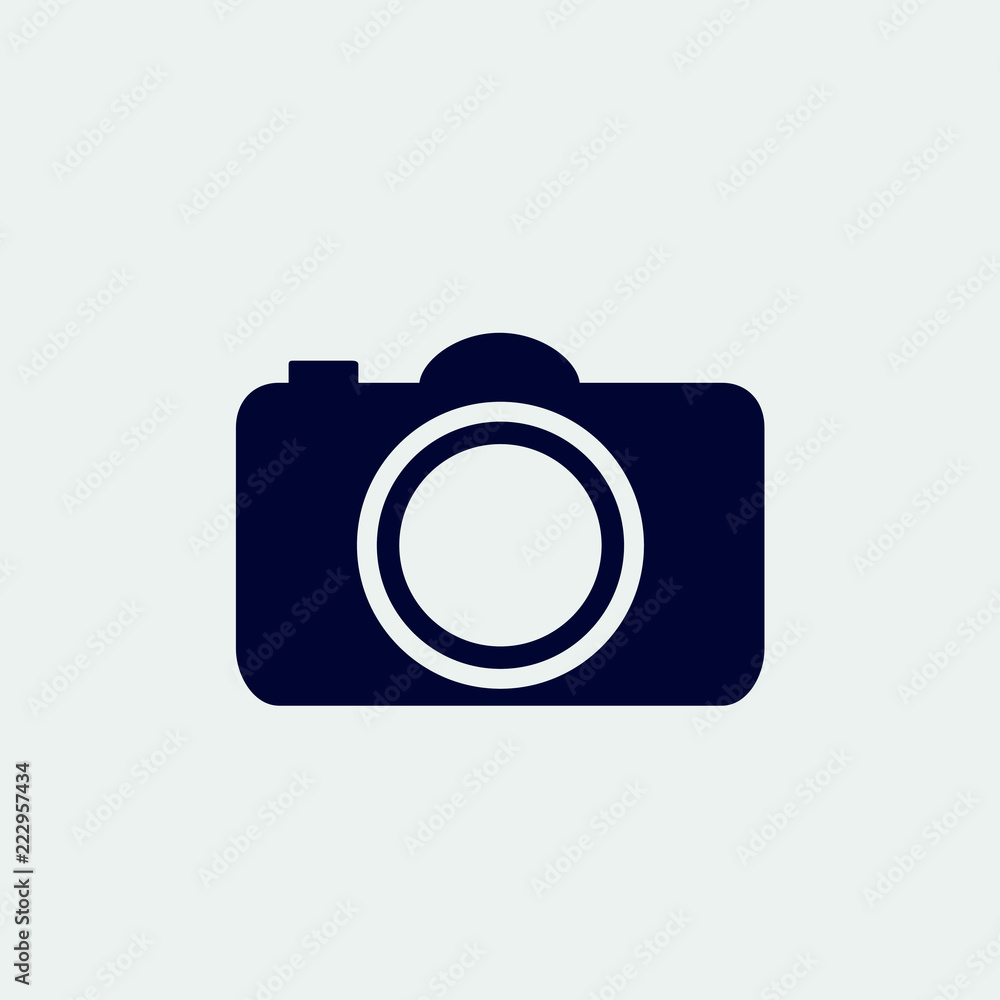 camera icon, vector illustration. flat icon camera icon, vector illustration. flat icon