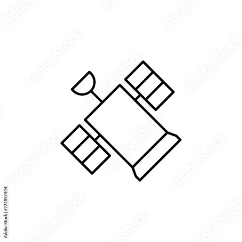 satellite icon. Element of Internet related icon for mobile concept and web apps. Thin line satellite icon can be used for web and mobile