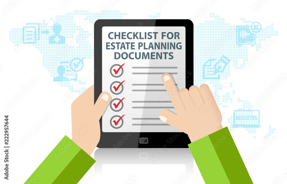 Checklist For Estate Planning Documents Infographic Checklist For Estate Planning Documents Infographic
