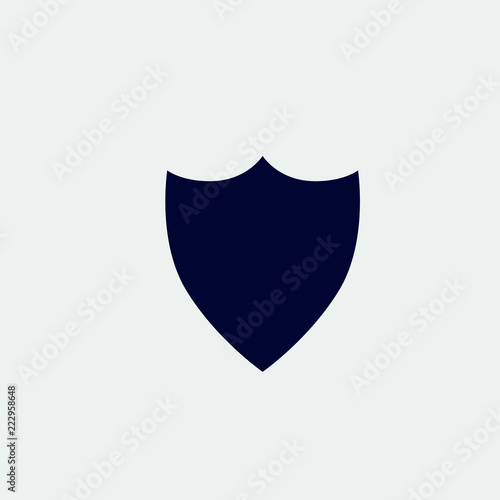 Free Download protection shield icon, vector illustration. flat icon - GFXLoad