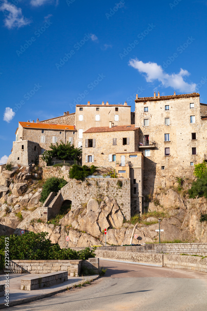 Old Corsican town landscape, Sartene