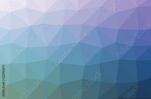 Fototapeta Naklejka Na Ścianę i Meble -  Illustration of blue abstract polygonal modern multicolor background.