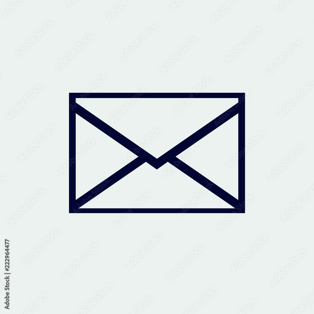 email icon, vector illustration. flat icon email icon, vector illustration. flat icon