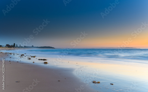 New Day Cloudless Sunrise Seascape photo