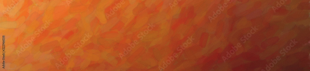 Abstract illustration of brown  Watercolor on paper banner background, digitally generated.