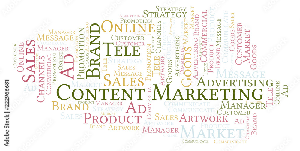 Word cloud with text Content Marketing. Word cloud with text Content Marketing.