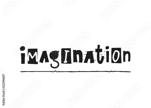 Imagination lettering