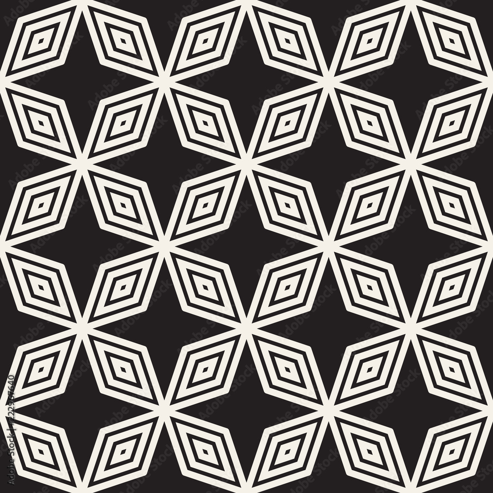 Vector seamless pattern. Modern stylish abstract texture. Repeating geometric tiles.. Vector seamless pattern. Modern stylish abstract texture. Repeating geometric tiles..