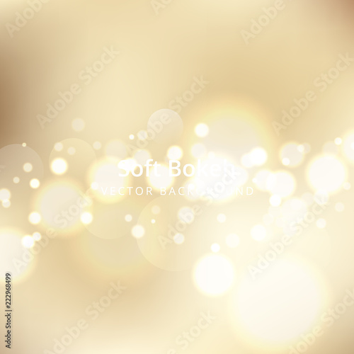 Simple and beautiful soft bokeh background