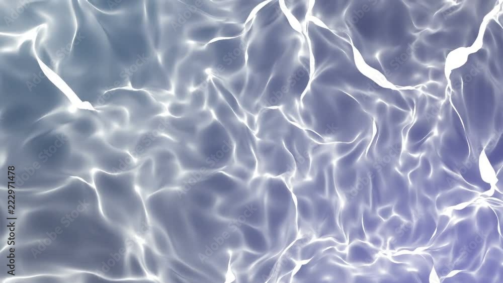 white wave surface on a blue background. 3D rendering white wave surface on a blue background. 3D rendering