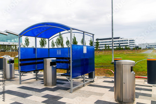 Smoking Area, Seat for Smoker, Terrace for smoking, Outdoor Smoking Place