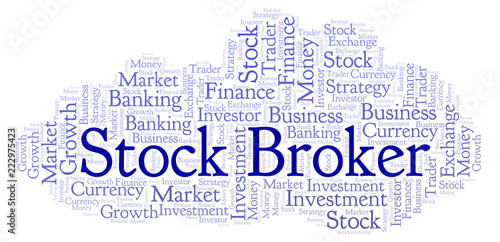 Stock Broker word cloud.