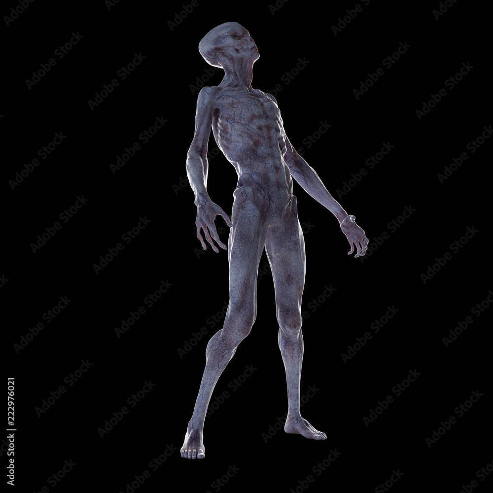 3d rendered illustration of a humanoid alien 3d rendered illustration of a humanoid alien