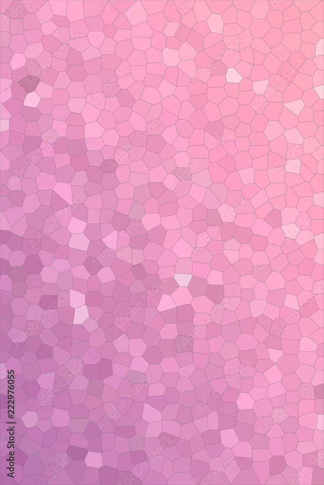 Abstract illustration of Vertical Pearly purple and parrot pink colorful Small Hexagon background, digitally generated.