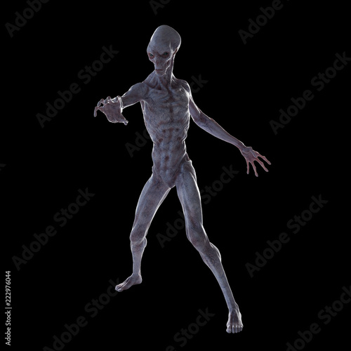 Fototapeta Naklejka Na Ścianę i Meble -  3d rendered illustration of a humanoid alien