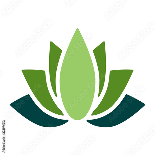 Meditation & Yoga Icon - Lotusblüte