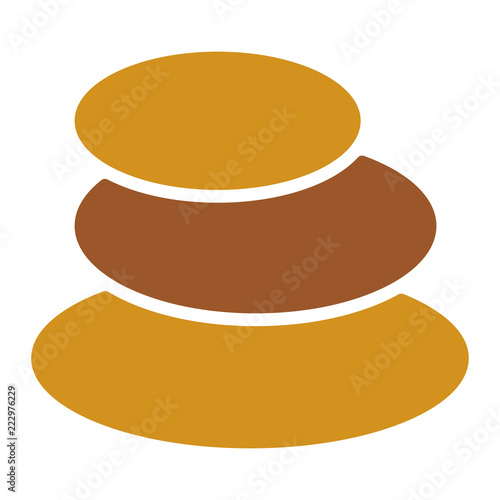Meditation & Yoga Icon - Massagesteine