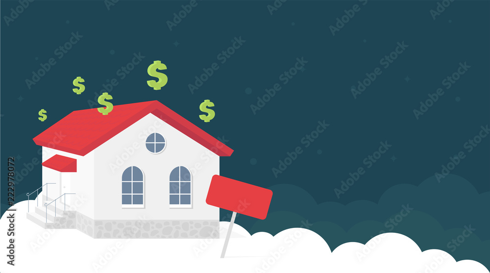 Fototapeta premium Real Estate Website Header Design