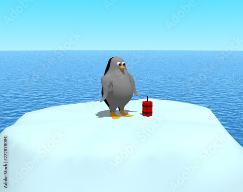 Cartoon Pinguin photo