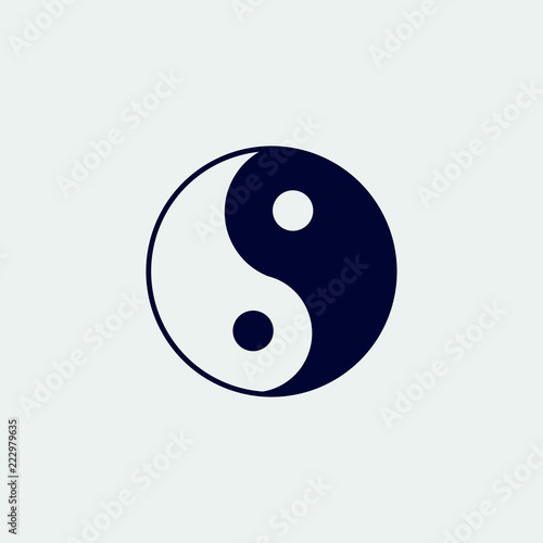 zen icon, vector illustration. flat icon