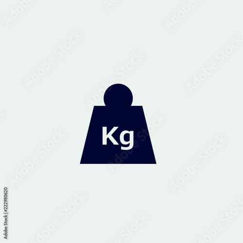 weigh icon, vector illustration. flat icon