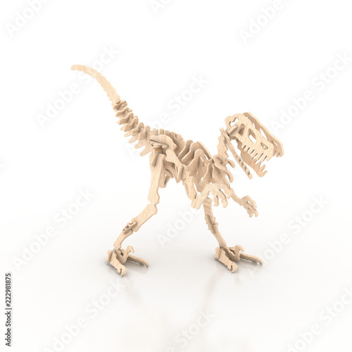 Skelett eines Dinosaurier © Dr. N. Lange