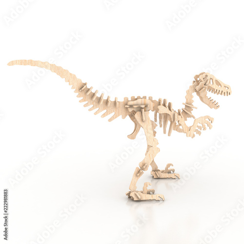Skelett eines Dinosaurier