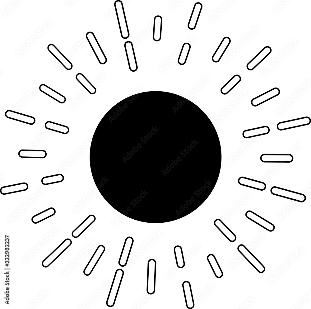 Black Sun Icon