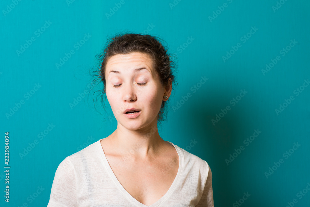 beautiful brunette girl surprised cute beautiful brunette girl surprised cute