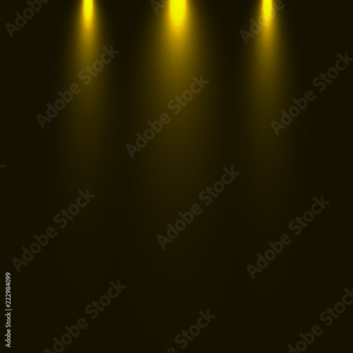 Simple lighting effect vector background