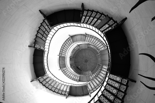 round stairs