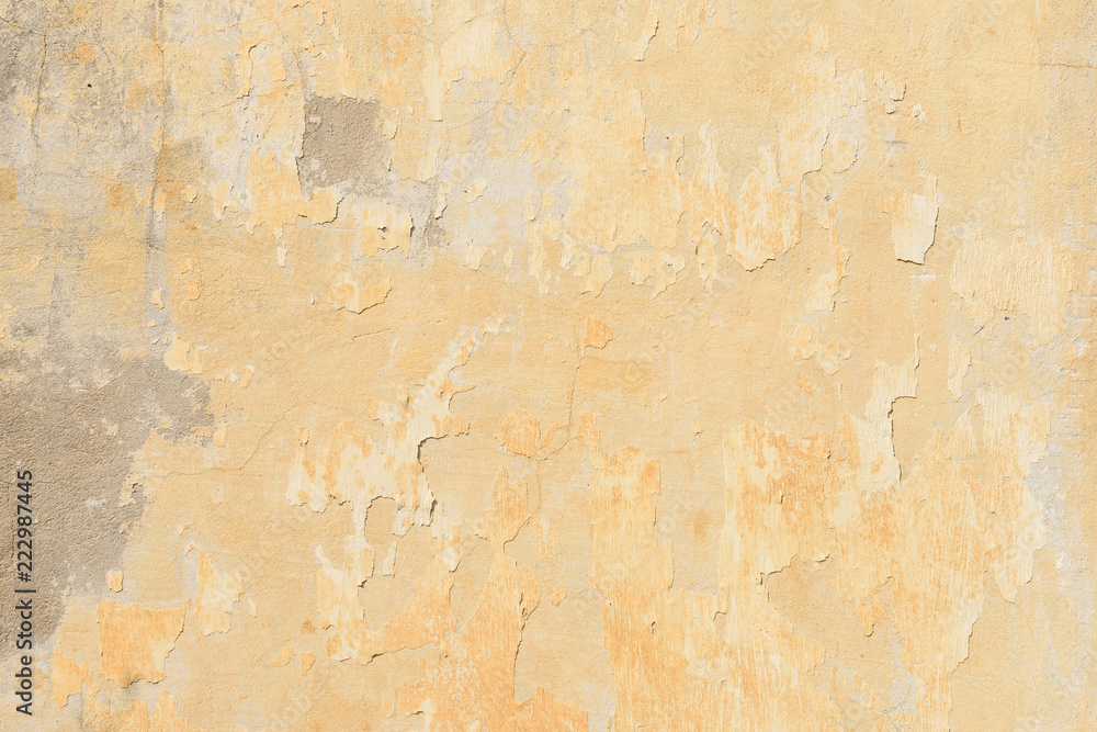 texture of old peeling yellow plaster texture of old peeling yellow plaster