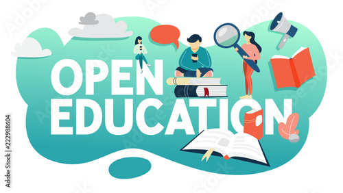 Open education concept