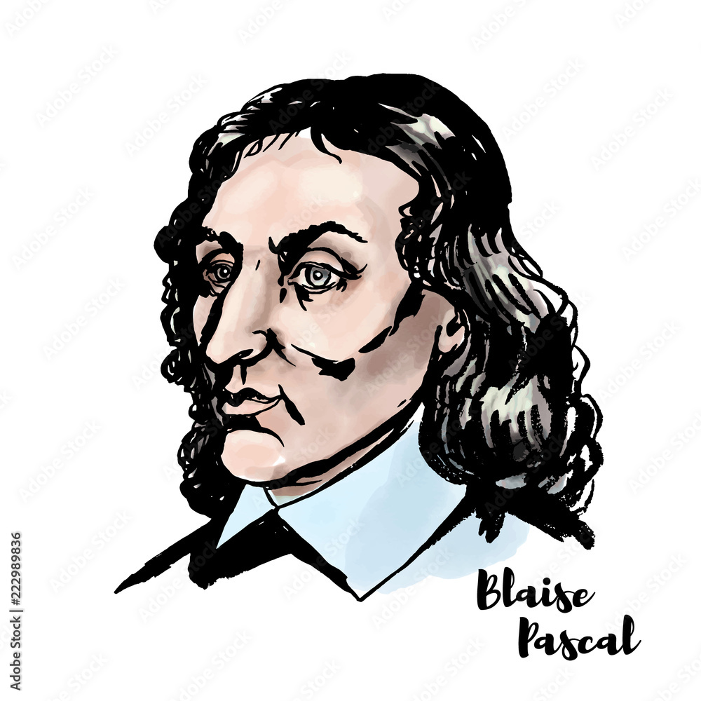 Canvas Print Blaise Pascal
