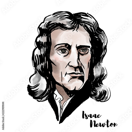 Obraz na płótnie Isaac Newton