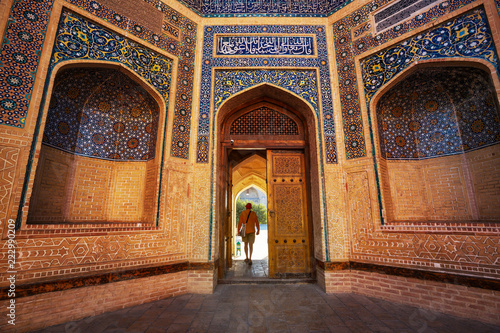 Tourist in Uzbekistan