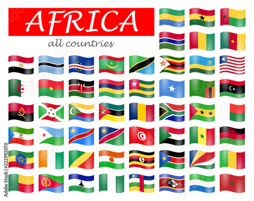 all country flags of Africa