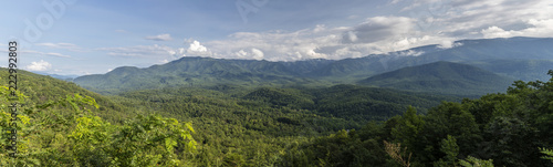 Foothills to the Smoky Mountains Panoramic View