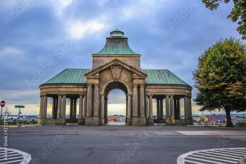 Haken Terrace in Szczecin. Summer. Poland 
