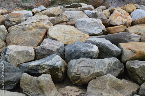Sea Wall Rocks