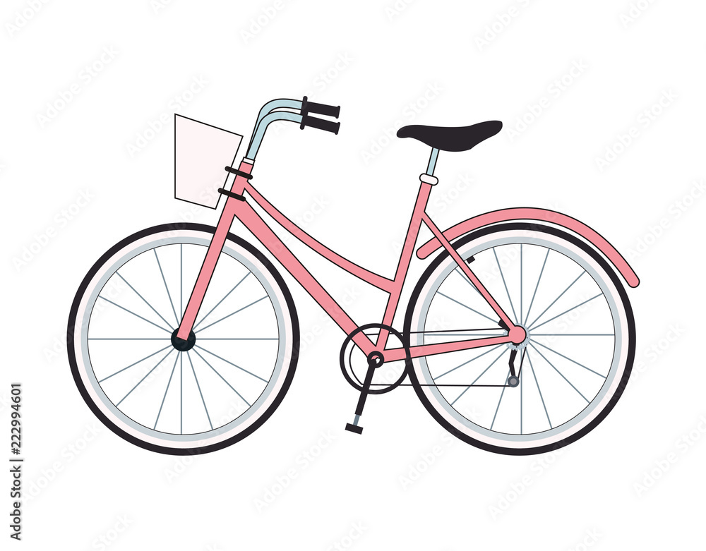 Obraz premium Vintage bike isolated