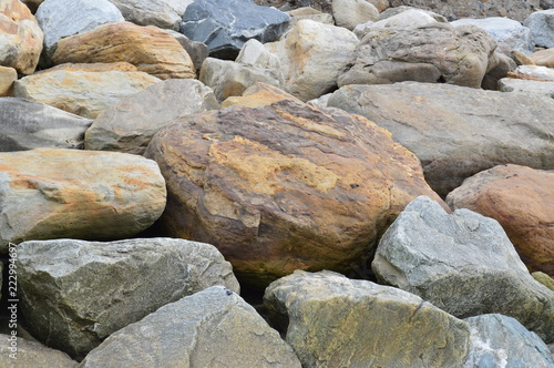 Sea Wall Rocks