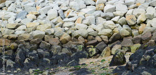 Sea Wall Rocks