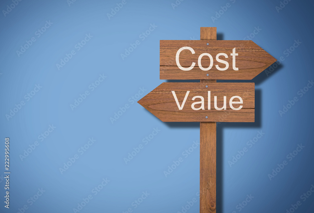 Obraz premium Financial Cost Concept