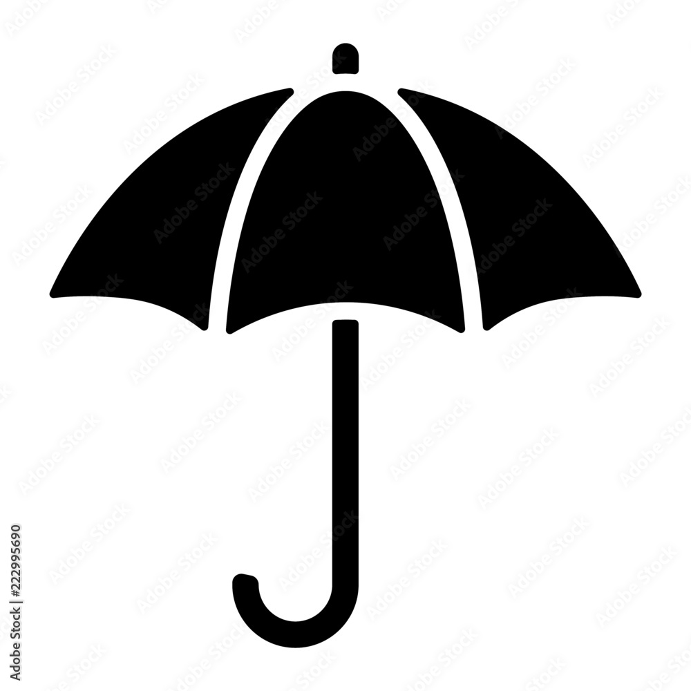 Icon - Regenschirm Stock Vector | Adobe Stock