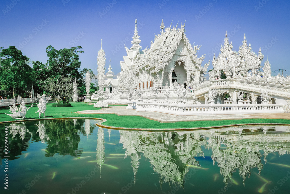 White temple, Chiang Mai